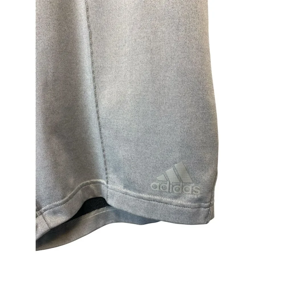 Adidas Barricade Climate Shorts Men Sz M Gray Athleisure Performance Sportwear
